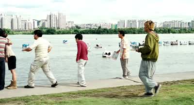 MAN 3: There, under the bridge. - The Host