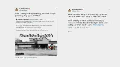 MAN 8: On Twitter,
there is a Burger Baron account, - The Lebanese Burger Mafia