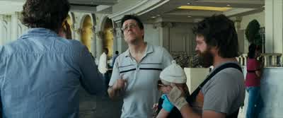 MAN: All right, grab it from the other side. - The Hangover