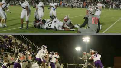 - MAN: And that ball muscle
that we call Caleb Sims - Impact x Nightline