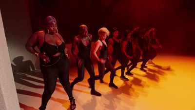 - [man] ♪ Boom ♪
- [dramatic hip-hop music] - Savage X Fenty Show