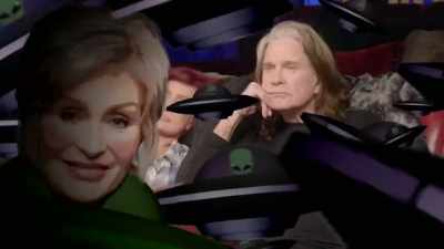Man discovers UFO crash site, - The Osbournes Want to Believe