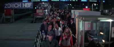 Man: DISEMBARKING PASSENGERS - Avalanche Express