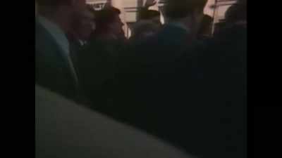 [man] Do not push these people.
Do not push these people! - First Ladies