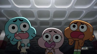 Man: [ Evilly ] Welcome. - The Amazing World of Gumball