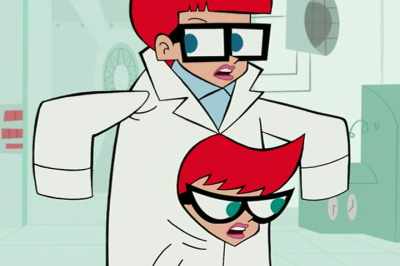 MAN:
Excuse me, do you have clearance to enter this lab? - Johnny Test