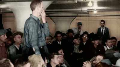 Man: FELLOW WORKERS, - America in Color