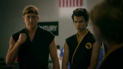 MAN: Fighting positions. - Cobra Kai
