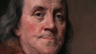 Man as Franklin: Dear Son,
I received your letter. - Benjamin Franklin