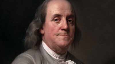 Man as Franklin:
I begin to be almost sorry - Benjamin Franklin