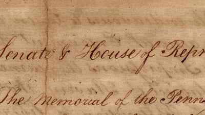 Man as Franklin:
To the Senate - Benjamin Franklin