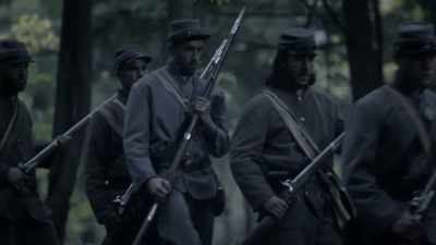 Man: Going into battle, - Blood and Fury: America's Civil War