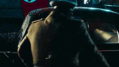 Man: Good evening, sir.
Open the trunk. - Passport to Freedom