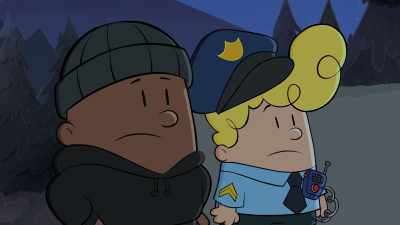 Man, he's getting lit up by those lasers.
We need to stop them. - The Epic Tales of Captain Underpants