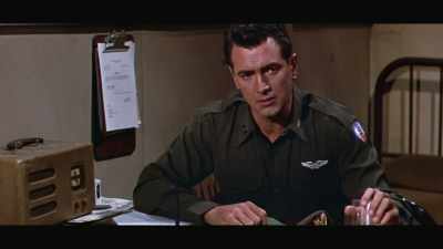 Man: His hands
will be stained forever
with innocent blood. - Rock Hudson: All That Heaven Allowed