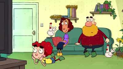- MAN: Holy--
- [clucks] - It's Pony