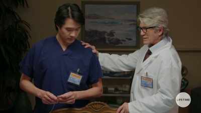 (man)
It'll track your brainwaves
as you sleep, - Stalked by My Doctor: A Sleepwalker's Nightmare
