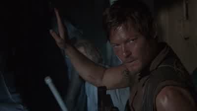Man, it's too damn dark in here. - The Walking Dead