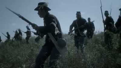 Man: John opey
and the 5th virginians - Blood and Fury: America's Civil War