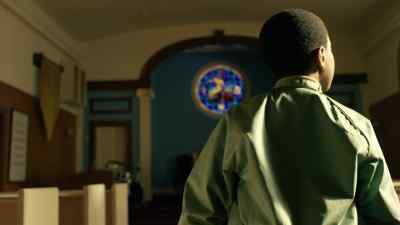 [man laughing in distance] - Marvel's Luke Cage