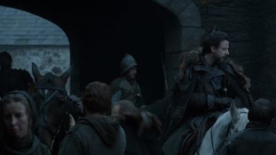 MAN: Let's get these horses seen to! - Game of Thrones