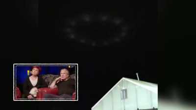 [man] Look at that. It's a perfect
circle with the lights around it - The Osbournes Want to Believe