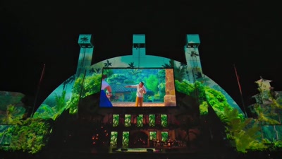 -MAN: Luisa, the donkeys got out again.
-LUISA: On it! - Encanto at the Hollywood Bowl