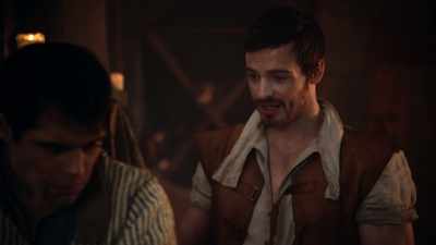 - "Man to man." - Great. - The Outpost