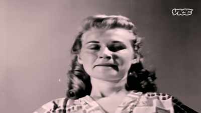 Man: No, Margie, your cake
didn't turn out so well, - I Was a Teenage Felon