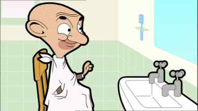 MAN:
No, my paper! - Mr. Bean: The Animated Series