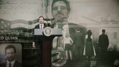 Man, on P.A.:
Ladies and gentlemen, - Tyler Perry's The Oval