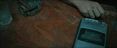 [man on tape] Ahem.
My name is Father Williams. - Possessions