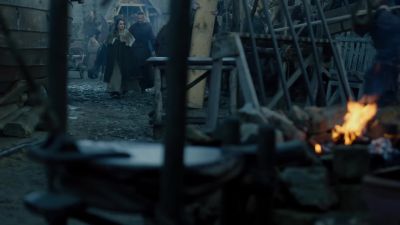 - [man] On the second ship!
- [goat bleating] - Vikings