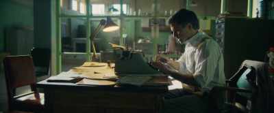 - [man on TV] …that acutely…
- [door opens] - The Movie Teller