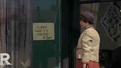 Man out rustling up business
for himself, looks like. - True Grit