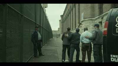 (man) (over P.A.)
South yard, south yard. - American Rust