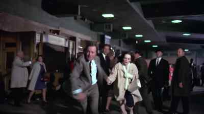 MAN OVER PA:
Attention, please... - The Out of Towners