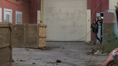 - Man over radio: Stay on your shot. - The Walking Dead