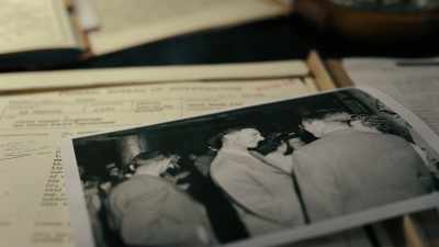 MAN (over TV):
"Communism." - To End All War: Oppenheimer & the Atomic Bomb