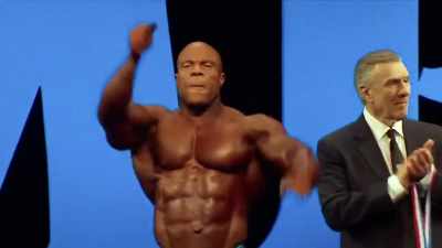 MAN: Phil Heath makes it six
in a row, tying Dorian Yates. - Breaking Olympia: The Phil Heath Story