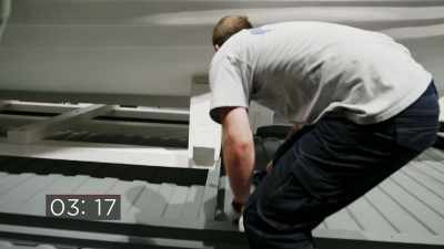 MAN: Remove cradle. - Titanic: 25 Years Later with James Cameron