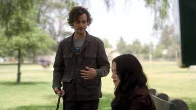 MAN:
Right, and I would obviously freak you out - Dollface