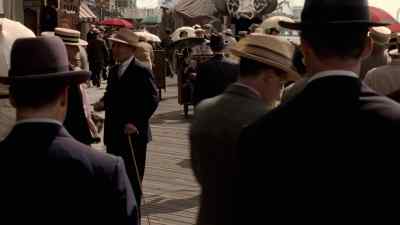 Man: She brings a bicycle. - Boardwalk Empire