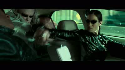 Shots fired, Move! - The Matrix Reloaded