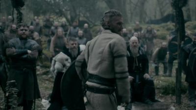 [MAN SHOUTING] - Vikings