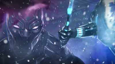 MAN: (SINGING)
It was Christmas Eve, babe - The Guardians of the Galaxy Holiday Special