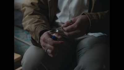 MAN: Sorry about the oil, mate.
It's from Guam. - Acute Misfortune