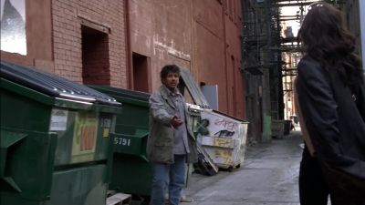 Man: Spare some change, lady? - Fringe