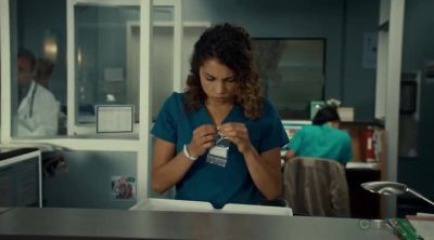 [Man speaking indistinctly on P.A.] - Saving Hope