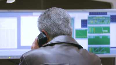 [man speaking indistinctly
on phone] - It’s Quieter in the Twilight